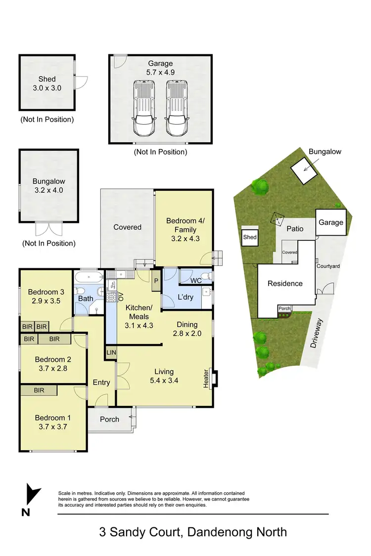 Floorplan of Homely house listing, 3 Sandy Court, Dandenong North VIC 3175