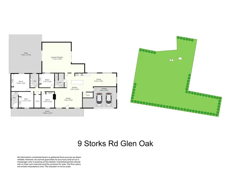 Floorplan of Homely house listing, 9 Storks Road, Glen Oak NSW 2320