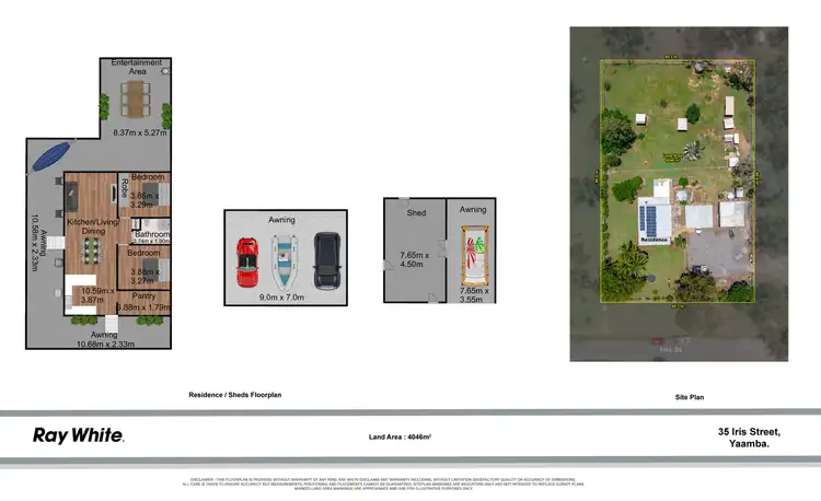 Floorplan of Homely house listing, 35 Iris Street, Yaamba QLD 4704