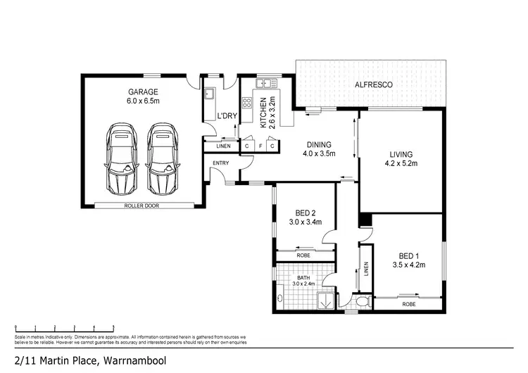 Floorplan of Homely house listing, 2/11 Martin Place, Warrnambool VIC 3280