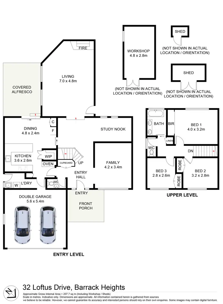 Floorplan of Homely house listing, 32 Loftus Drive, Barrack Heights NSW 2528