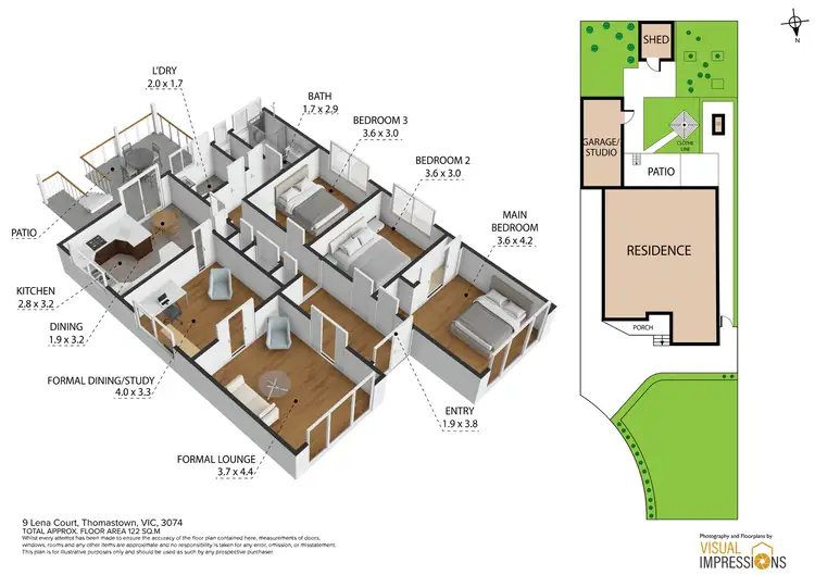 Floorplan of Homely house listing, 9 Lena Court, Thomastown VIC 3074