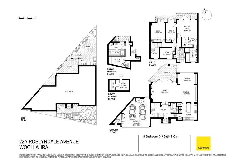Floorplan of Homely house listing, 22A Roslyndale Avenue, Woollahra NSW 2025