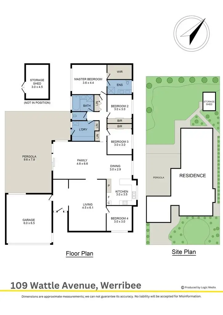 Floorplan of Homely house listing, 109 Wattle Avenue, Werribee VIC 3030