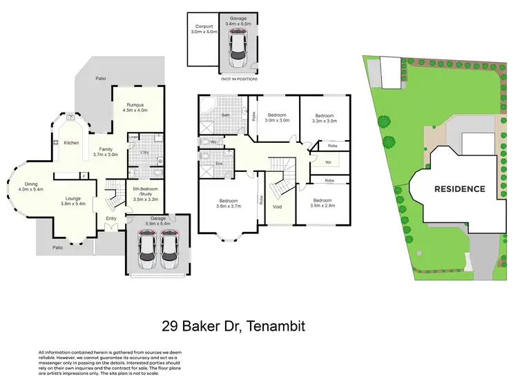 Floorplan of Homely house listing, 29 Baker Drive, Tenambit NSW 2323