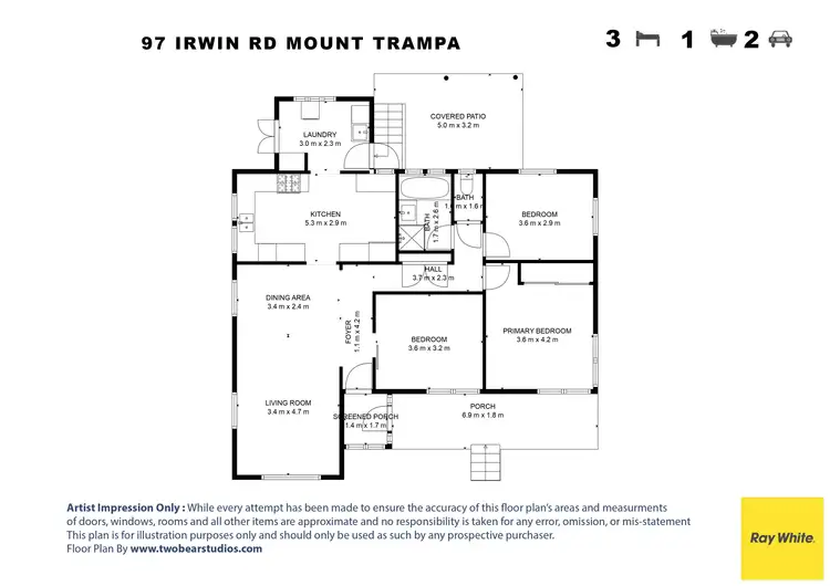 Floorplan of Homely house listing, 97 Irwin Road, Mount Tarampa QLD 4311