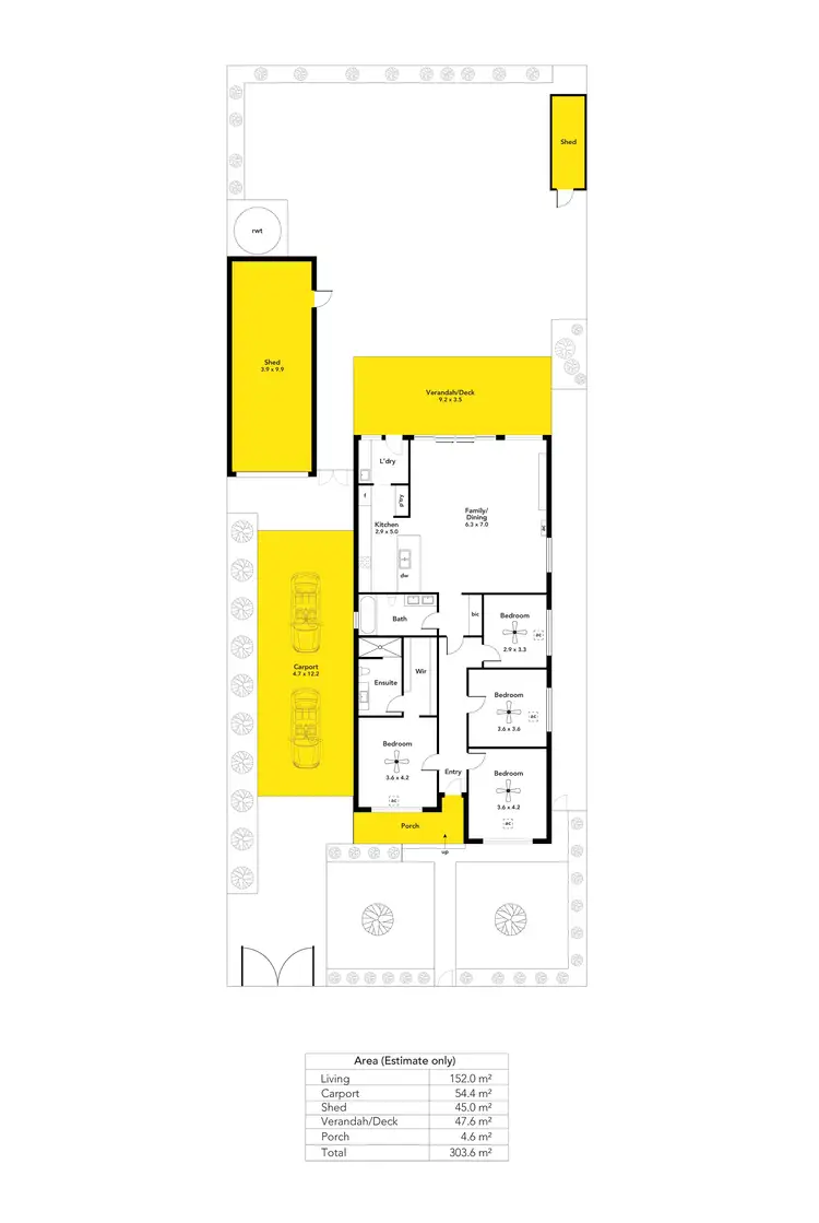 Floorplan of Homely house listing, 146 Ayers Avenue, Melrose Park SA 5039