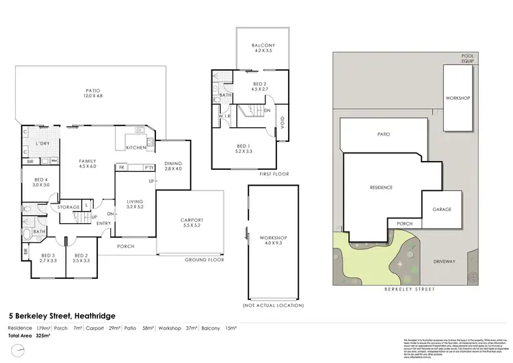Floorplan of Homely house listing, 5 Berkeley Street, Heathridge WA 6027