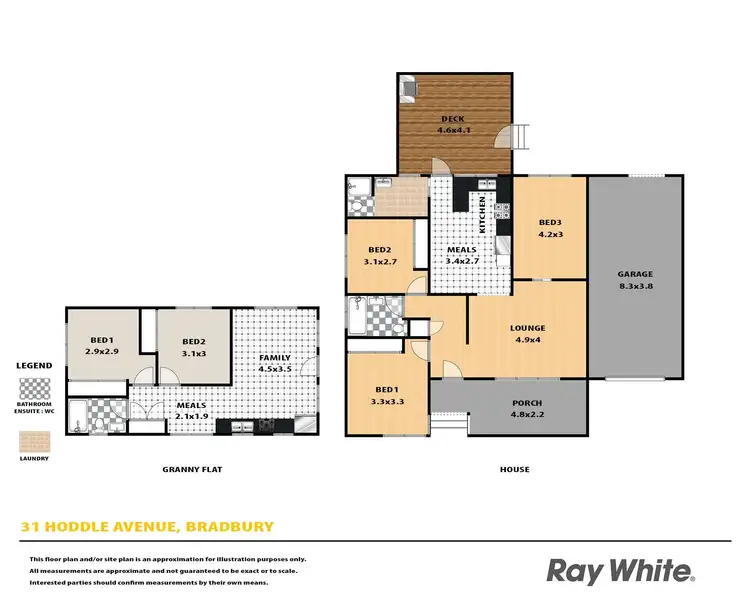 Floorplan of Homely house listing, 31 & 31A Hoddle Avenue, Bradbury NSW 2560