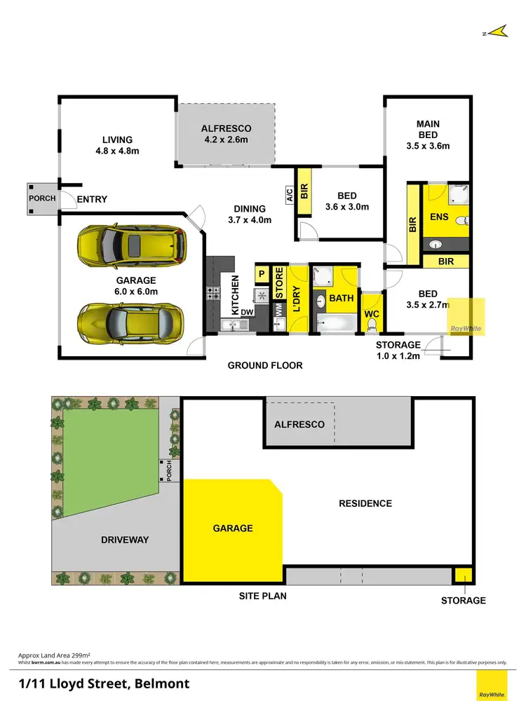 Floorplan of Homely townhouse listing, 1/11 Lloyd Street, Belmont VIC 3216