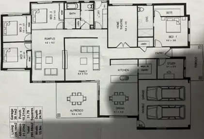 Floorplan of Homely house listing, 3 Nancye Place, Forbes NSW 2871