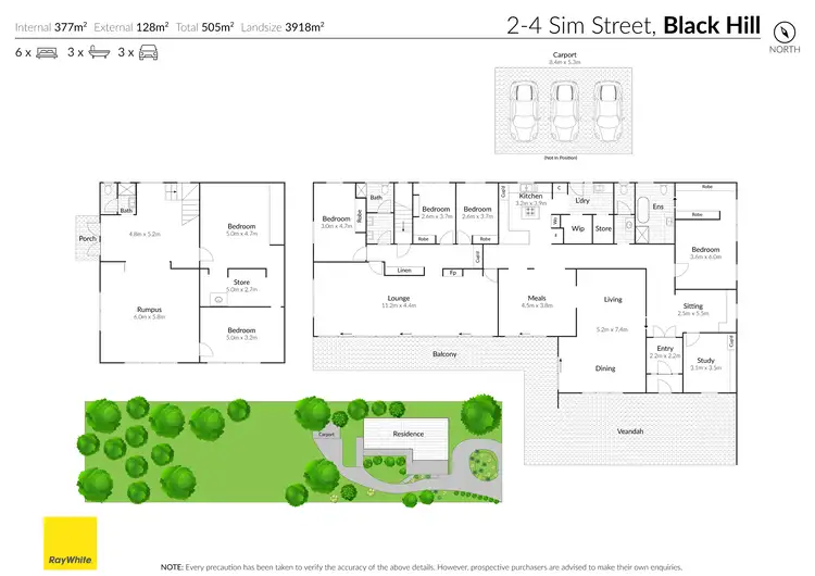 Floorplan of Homely house listing, 2-4 Sim Street, Black Hill VIC 3350