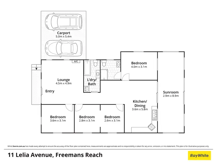 Floorplan of Homely house listing, 11 Lelia Avenue, Freemans Reach NSW 2756