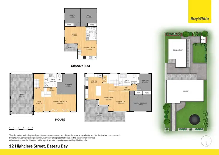 Floorplan of Homely house listing, 12 & 12a Highclere Street, Bateau Bay NSW 2261