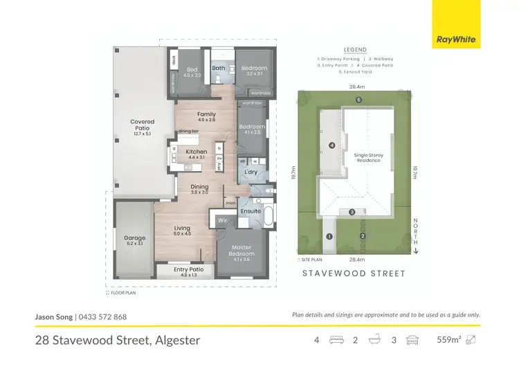 Floorplan of Homely house listing, 28 Stavewood Street, Algester QLD 4115