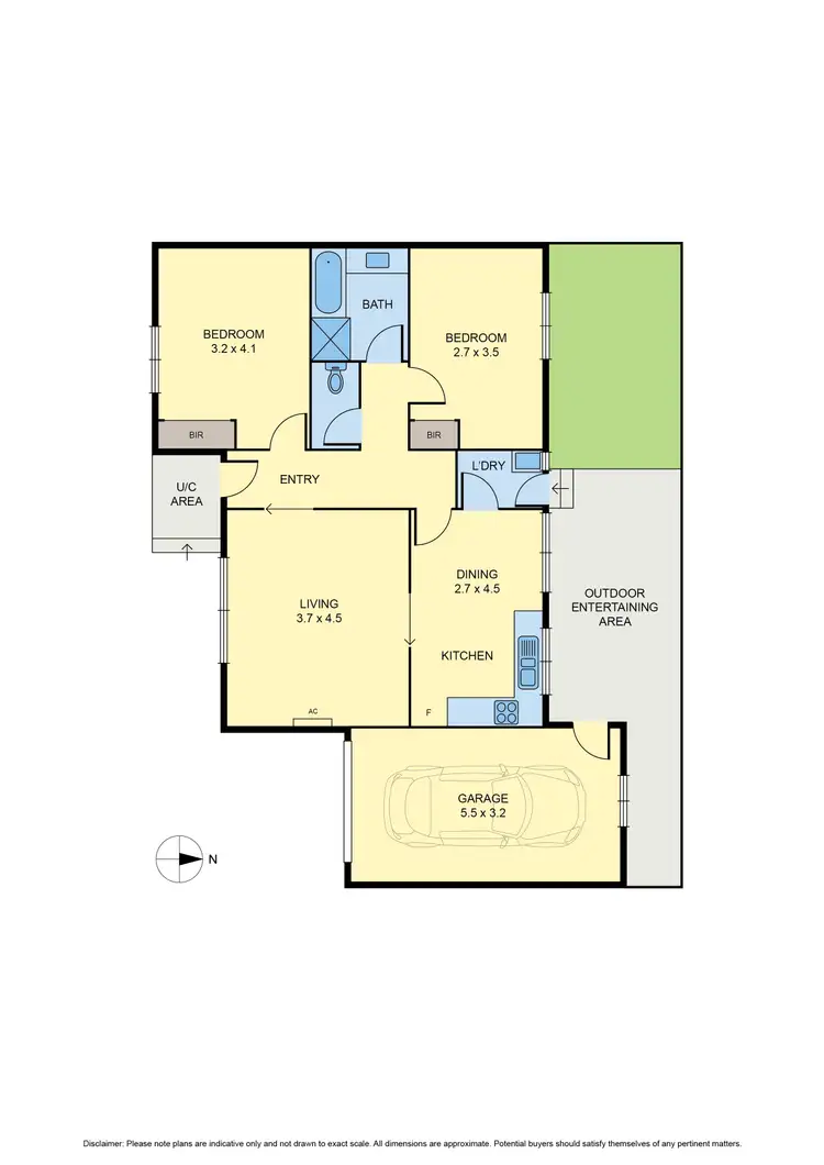 Floorplan of Homely unit listing, 2/1713 Sydney Road, Campbellfield VIC 3061