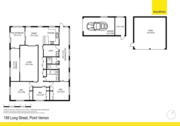 Floorplan of Homely house listing, 158 Long Street, Point Vernon QLD 4655