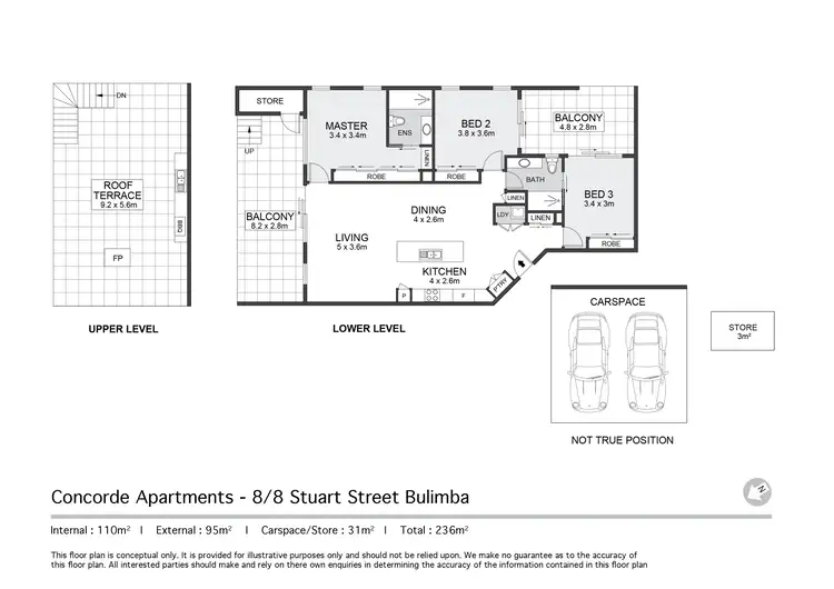 Floorplan of Homely unit listing, 8/8 Stuart Street, Bulimba QLD 4171