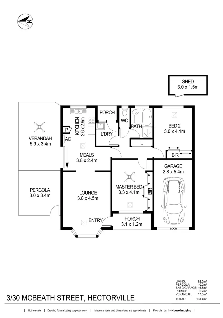 Floorplan of Homely house listing, 3/30 Mcbeath Street, Hectorville SA 5073