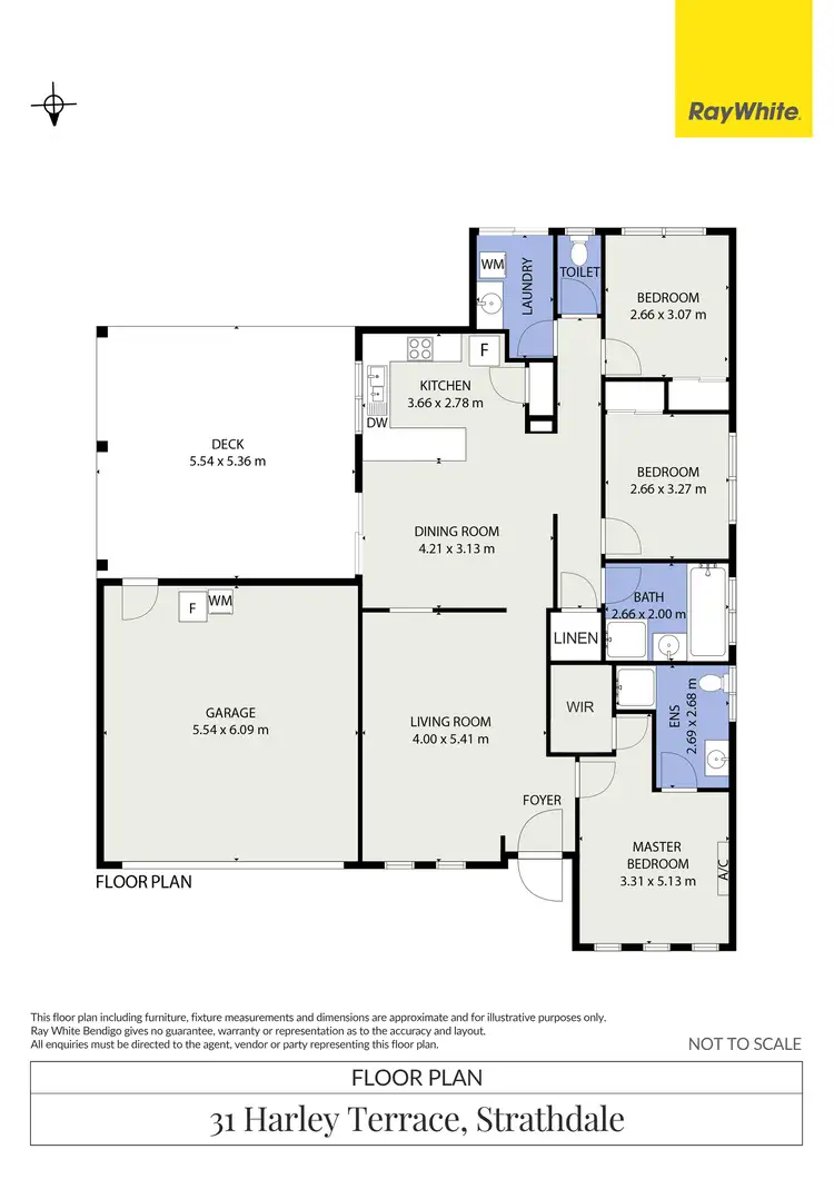 Floorplan of Homely house listing, 31 Harley Terrace, Strathdale VIC 3550