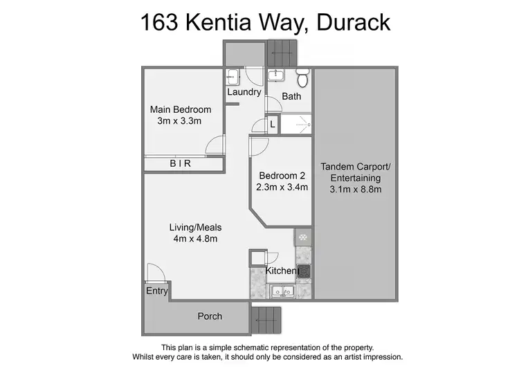 Floorplan of Homely house listing, 163/758 Blunder Road, Durack QLD 4077