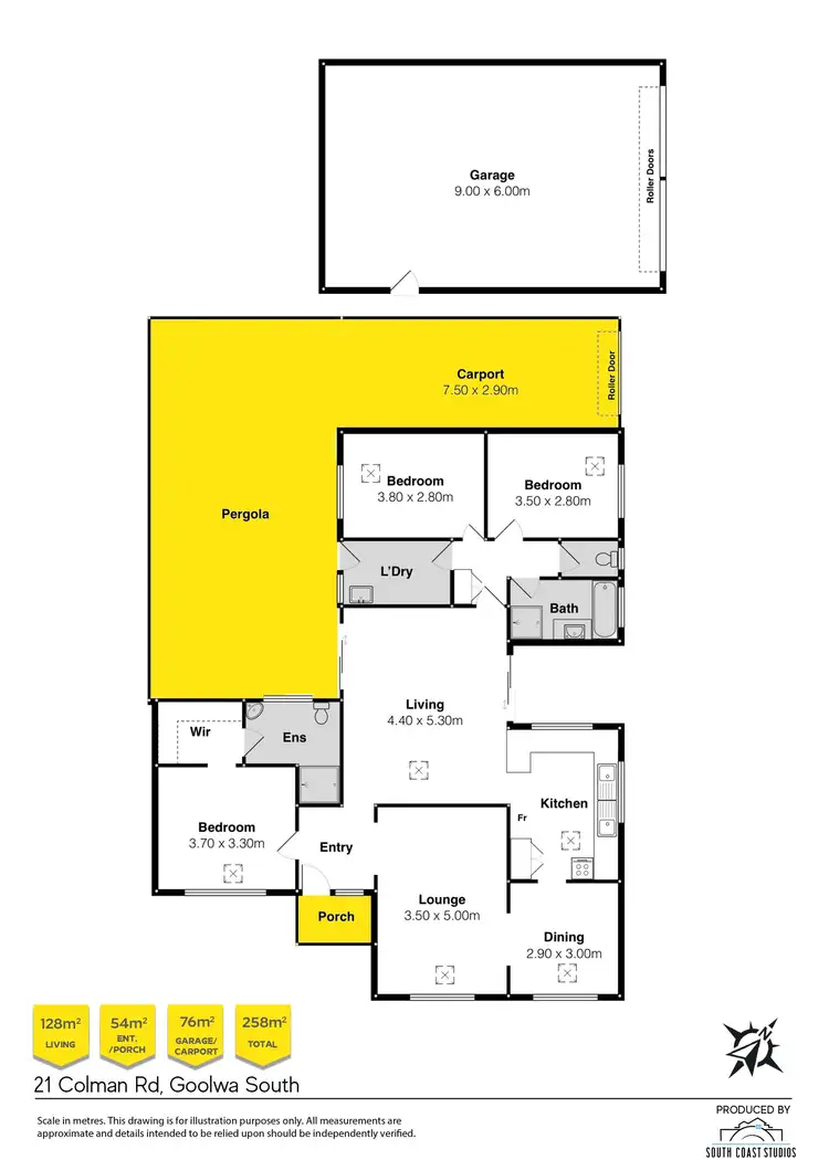 Floorplan of Homely house listing, 21 Colman Road, Goolwa South SA 5214