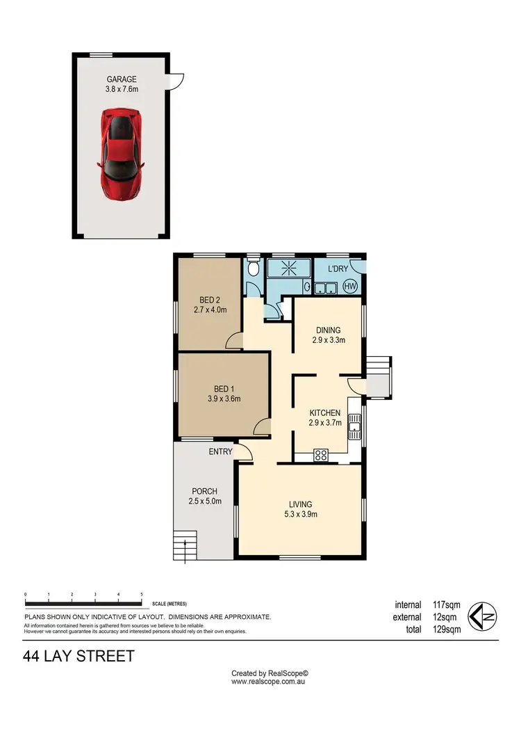 Floorplan of Homely house listing, 44 Lay Street, Upper Mount Gravatt QLD 4122