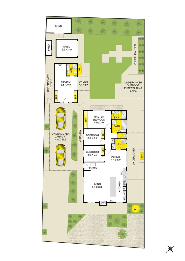 Floorplan of Homely house listing, 58 Burleigh Drive, Grovedale VIC 3216
