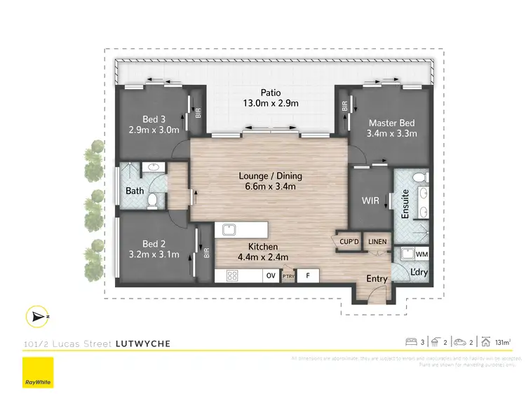 Floorplan of Homely apartment listing, 101/2 Lucas Street, Lutwyche QLD 4030