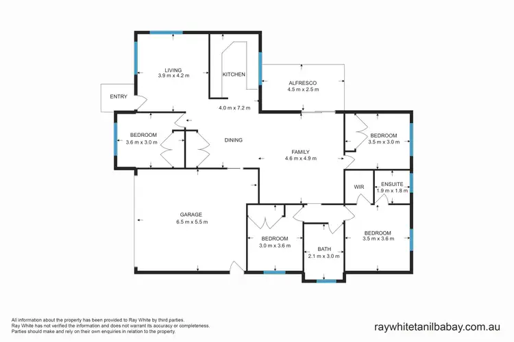 Floorplan of Homely house listing, 16 Response Drive, Tanilba Bay NSW 2319
