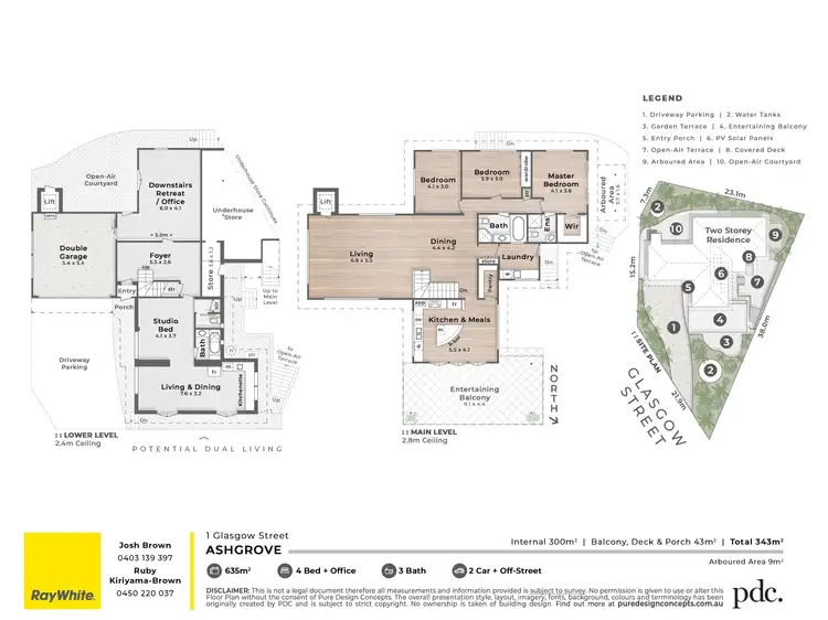 Floorplan of Homely house listing, 1 Glasgow Street, Ashgrove QLD 4060