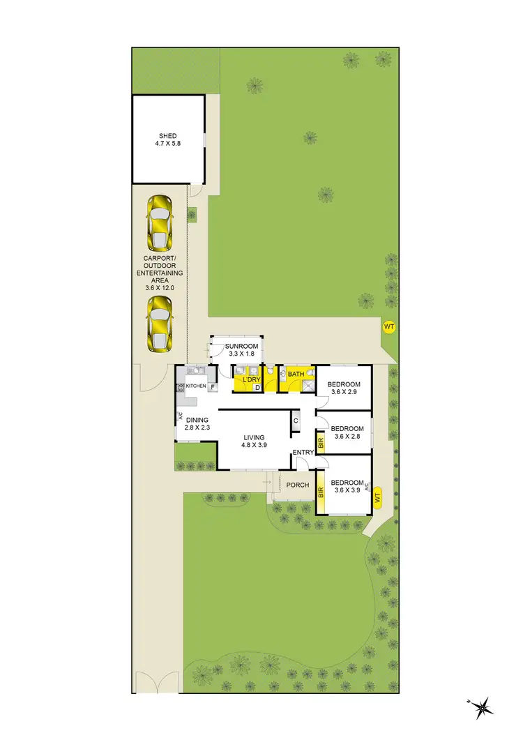 Floorplan of Homely house listing, 2 Sullivan Court, Belmont VIC 3216
