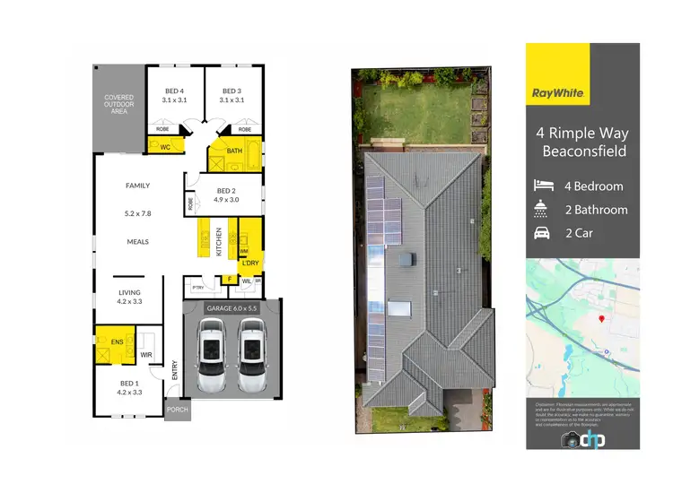 Floorplan of Homely house listing, 4 Rimple Way, Beaconsfield VIC 3807