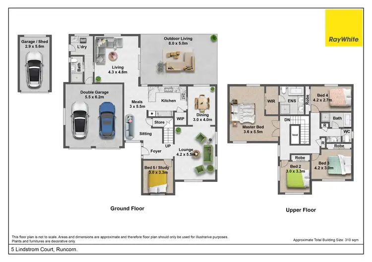 Floorplan of Homely house listing, 5 Lindstrom Court, Runcorn QLD 4113