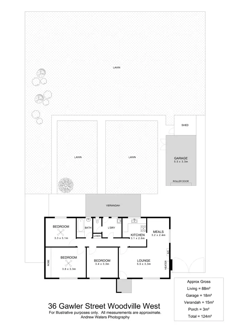 Floorplan of Homely house listing, 36 Gawler Street, Woodville West SA 5011