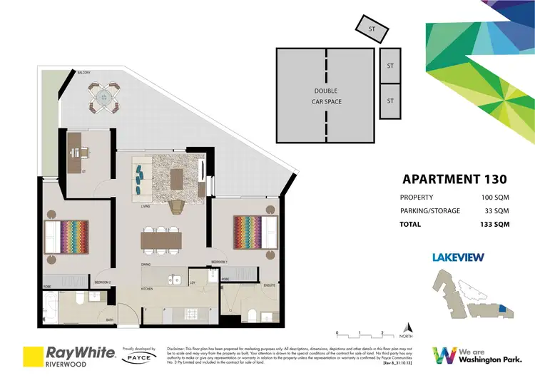 Floorplan of Homely apartment listing, 130/5 Vermont Crescent, Riverwood NSW 2210