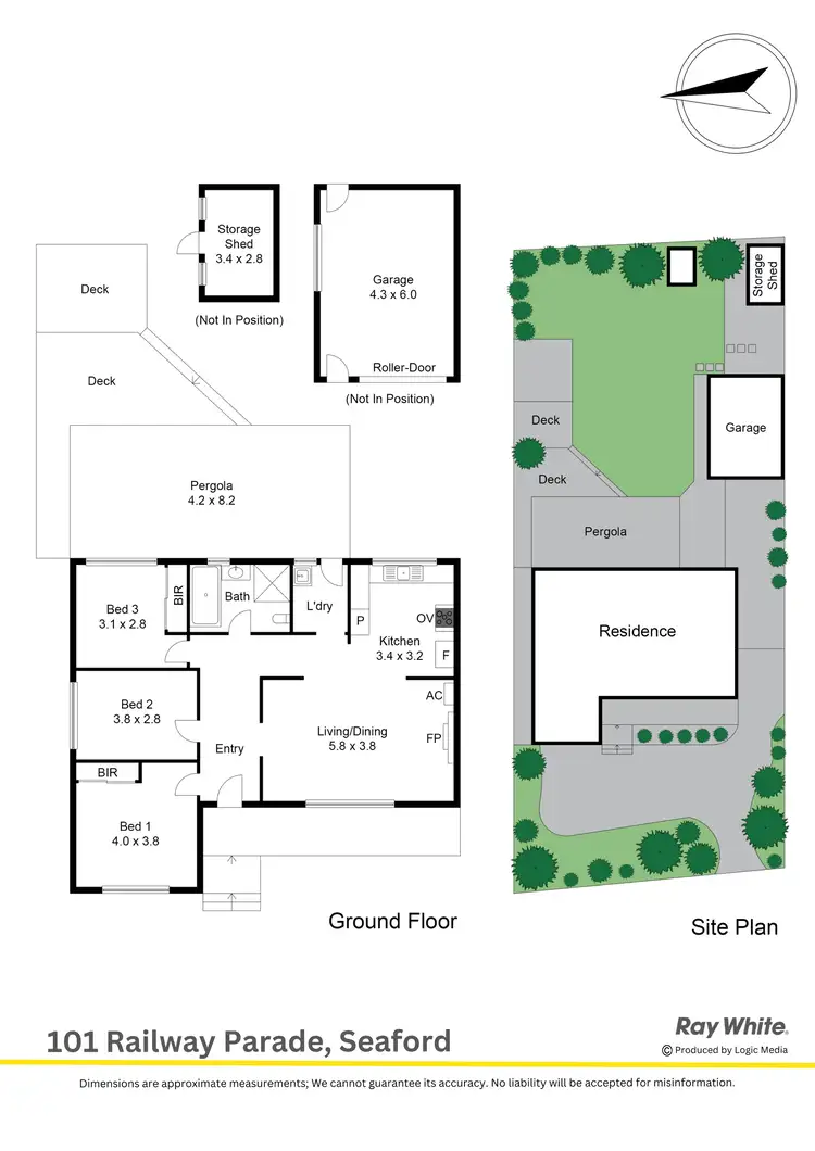 Floorplan of Homely house listing, 101 Railway Parade, Seaford VIC 3198