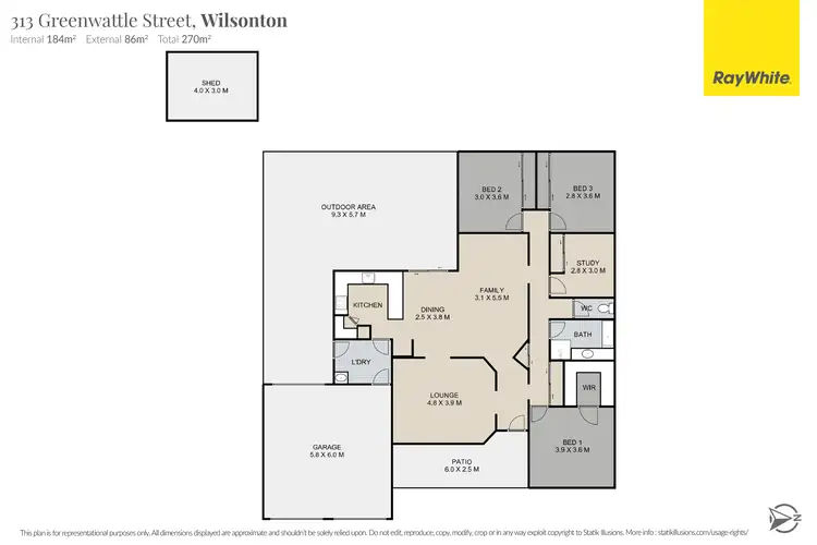 Floorplan of Homely house listing, 313 Greenwattle Street, Wilsonton QLD 4350