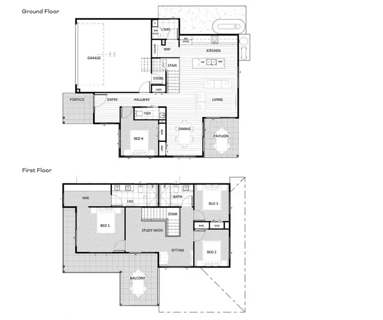 Floorplan of Homely house listing, Lot 55 Honeyeater Circuit, Oxley QLD 4075