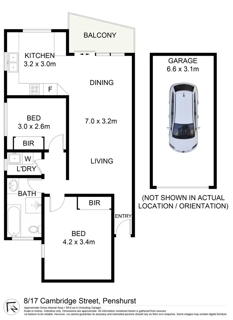 Floorplan of Homely apartment listing, 8/17 Cambridge Street, Penshurst NSW 2222