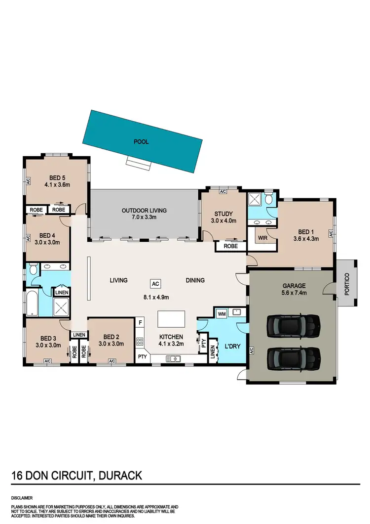 Floorplan of Homely house listing, 16 Don Circuit, Durack NT 830