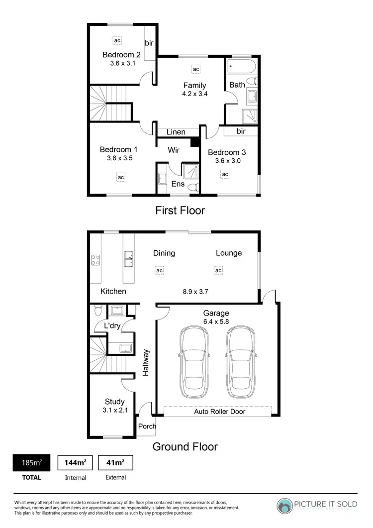 Floorplan of Homely house listing, 50B Lily Street, Blair Athol SA 5084