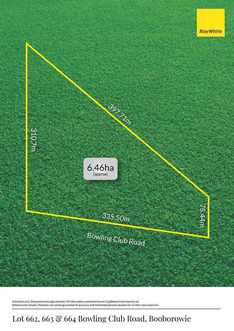 Floorplan of Homely land listing, Lot 662 Bowling Club Road, Booborowie SA 5417