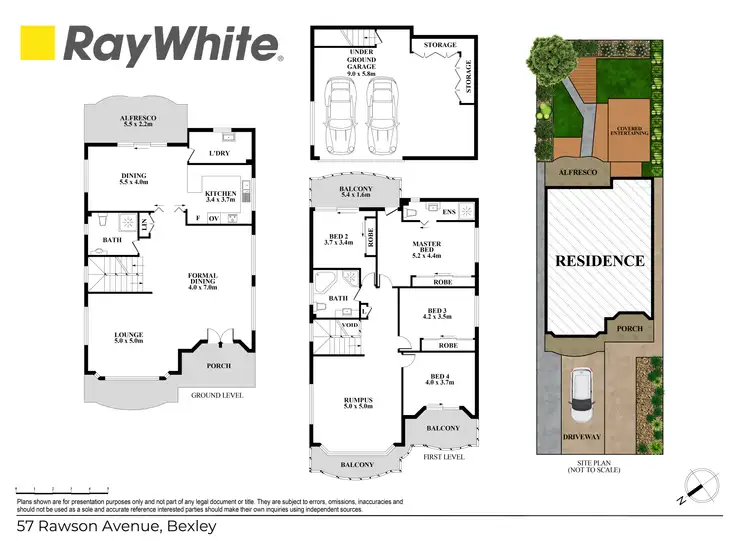 Floorplan of Homely house listing, 57 Rawson Avenue, Bexley NSW 2207