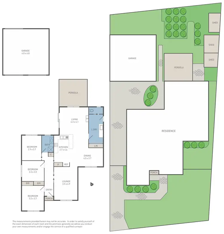 Floorplan of Homely house listing, 18 Oppy Crescent, Hoppers Crossing VIC 3029