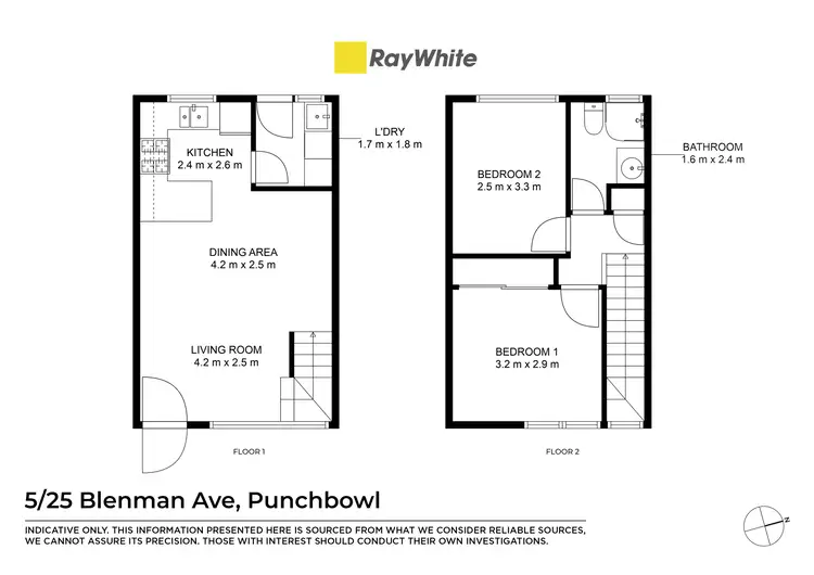 Floorplan of Homely unit listing, 5/25 Blenman Avenue, Punchbowl NSW 2196