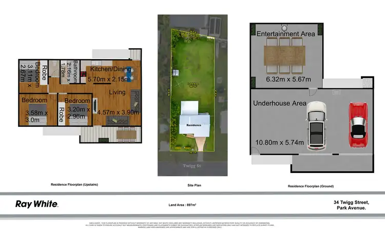 Floorplan of Homely house listing, 34 Twigg Street, Park Avenue QLD 4701