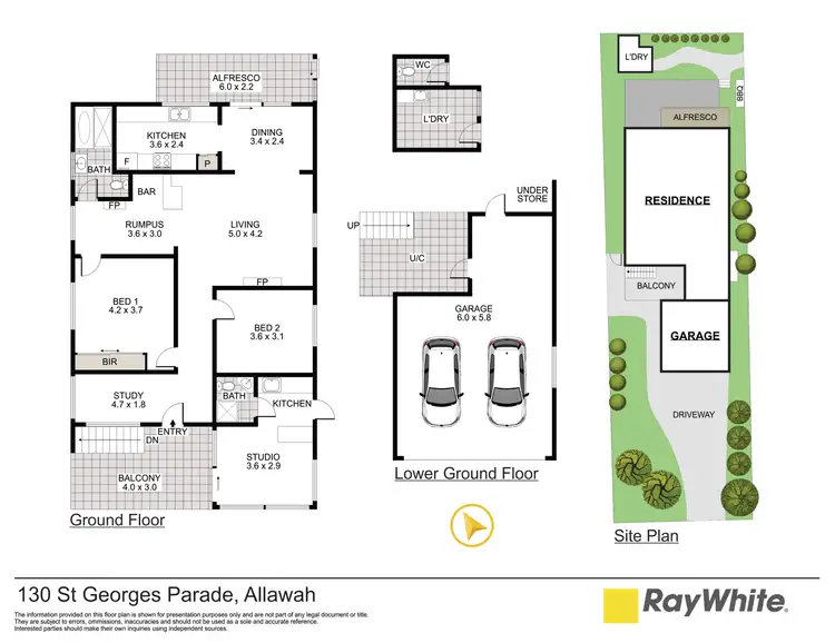 Floorplan of Homely house listing, 130 St Georges Parade, Allawah NSW 2218