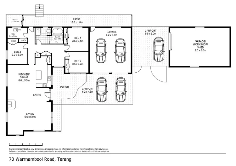 Floorplan of Homely house listing, 70 Warrnambool Road, Terang VIC 3264