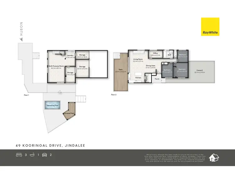 Floorplan of Homely house listing, 49 Kooringal Drive, Jindalee QLD 4074